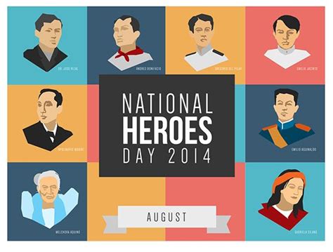 national heroes day drawing easy|Philippine National Heroes' Day.